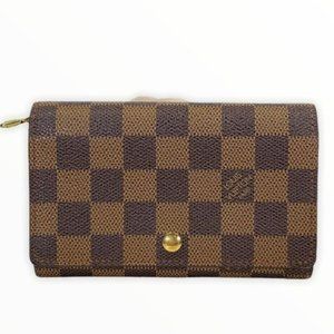 Authentic Louis Vuitton Wallet Damier Azur Used LV Purse Vintage